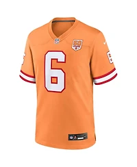 Nike Men's Baker Mayfield Creamsicle Tampa Bay Buccaneers 50th Season Game Jersey