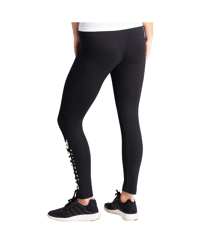 G-iii 4Her by Carl Banks Women's Black Baltimore Ravens Pregame Leggings