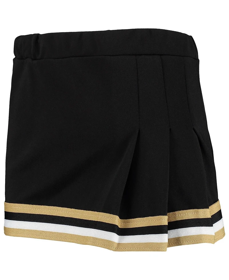 Little King Big Girls 2-Piece Black Purdue Boilermakers Cheer Set