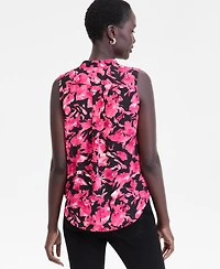 I.n.c. International Concepts Women's Printed Surplice Tank Top, Macy's Exclusive