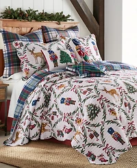 Levtex Home Festive Nutcrackers 2-Pc. Sham Set, European