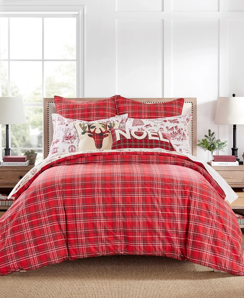 Levtex Home Yuletide Reversible -Pc. Duvet Cover Set