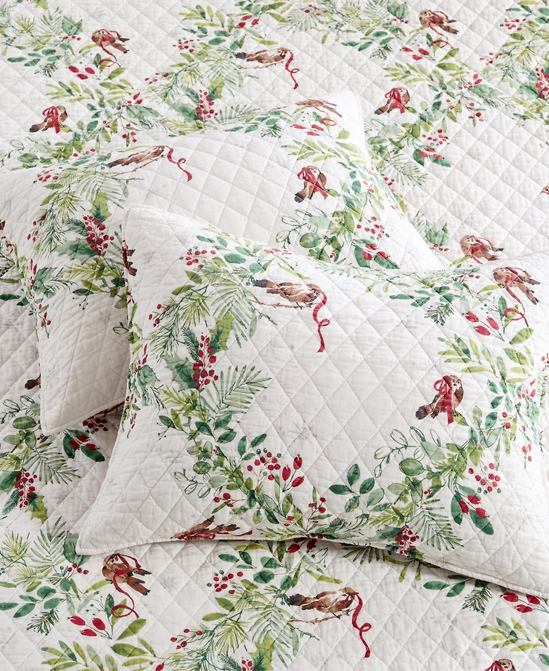 Levtex Home Tinsel Tidings Reversible Quilt