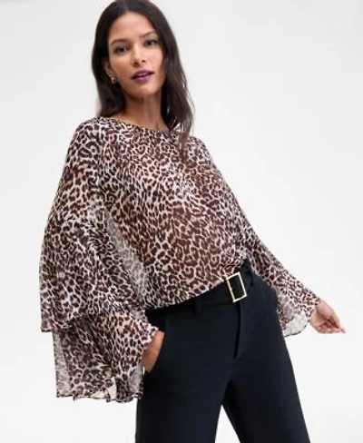 I.N.C. International Concepts Womens Ruffle Trim Bell Sleeve Blouse P Xs 3x Macys Exclusive