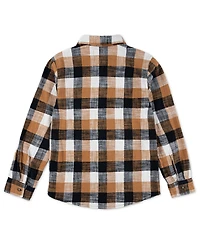 Levi's Big Boys Buffalo Checkered Flannel Long Sleeve Shirt