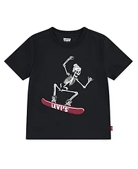 Levi's Toddler Boys Shredding Skeleton Short Sleeve T-Shirt