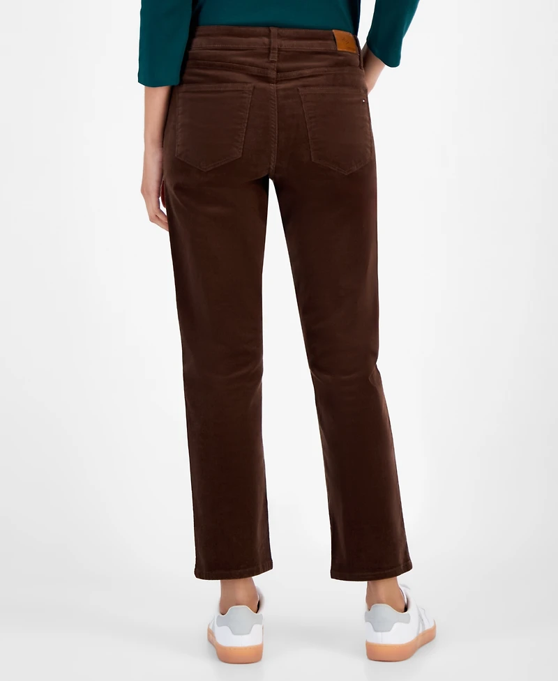 Tommy Hilfiger Women's Straight Corduroy Pants