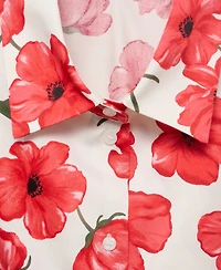 Mango Women's Floral-Print Poplin Shirt