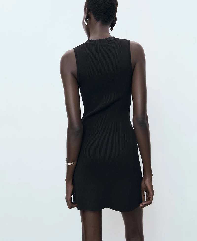 Mango Women's Short Knitted Dress