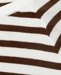 Mango Women's Long-Sleeved Fine-Knit Sweater