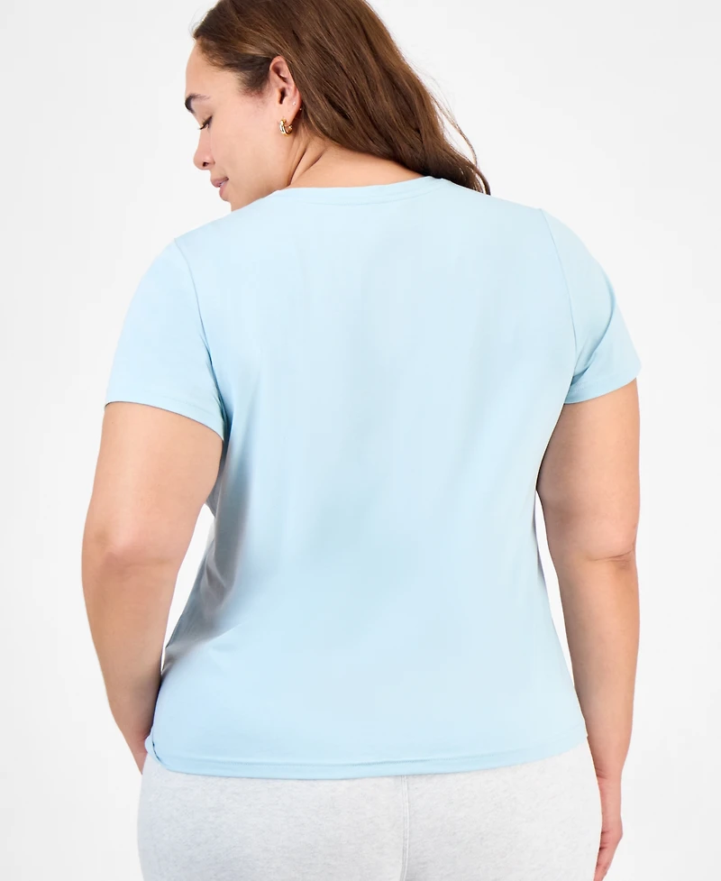 Id Ideology Plus Essential Cotton Short-Sleeve T-Shirt, Exclusively at Macy's