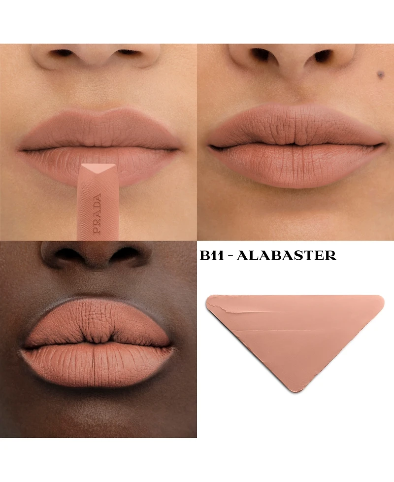 Prada Beauty Monochrome Hyper Matte Nude Refillable Lipstick