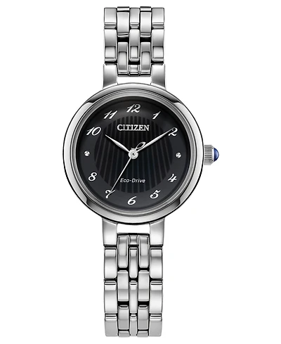 Citizen Women's Classic Silver-Tone Stainless Steel Bracelet Watch, 27.7mm