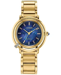 Citizen Women's Classic Arcly Light Gold-Tone Stainless Steel Bracelet Watch, 31.2mm