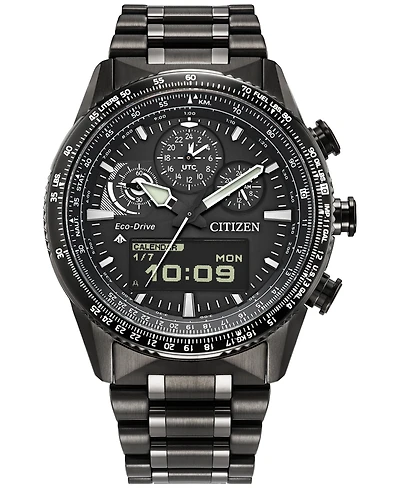 Citizen Men's Promaster Skyhawk U830 Analog-Digital Gray Stainless Steel Bracelet Watch 43mm