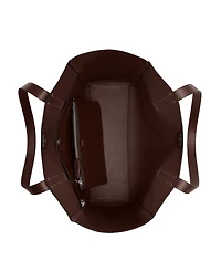 Natural Grain Leather Broadway Tote Bag