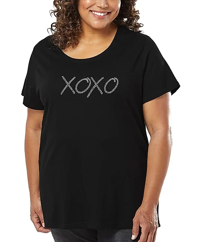 La Pop Art Plus Xoxo Word T-Shirt