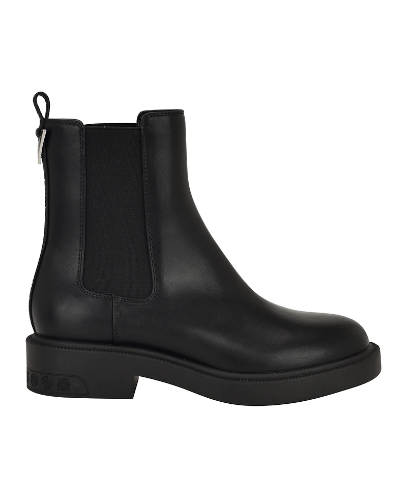 Guess Women's Fynli Double Gore Chelsea Booties