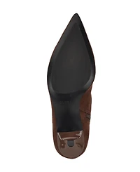 Guess Women's Yanka Pointed Toe Kitten Heel Dress Booties