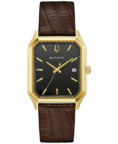 Bulova Men's Special Edition Tony Bennett Classic We are All Here Gold-Tone Strap Watch 32mm