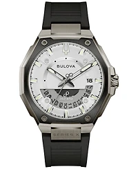 Bulova Men's Luxury Series X Hpq Precisionist Black Rubber Watch 42mm