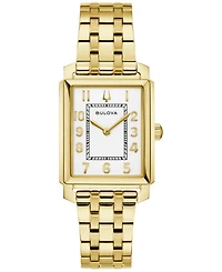 Bulova Women's Classic Sutton Gold-Tone Stainless Steel Bracelet Watch 25mm