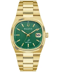 Bulova Men's Classic Super Seville Hpq Precisionist Gold-Tone Stainless Steel Bracelet Watch 37.5mm