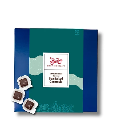 Bixby Chocolate Milk & Dark Chocolate Sea Salted Caramels, 25 Pieces