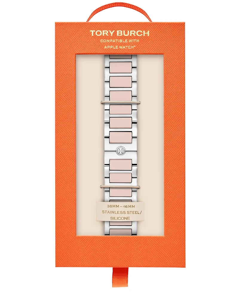 Tory Burch Women's The Kira Silicone & Stainless Steel Bracelet For Apple Watch 38mm-46mm