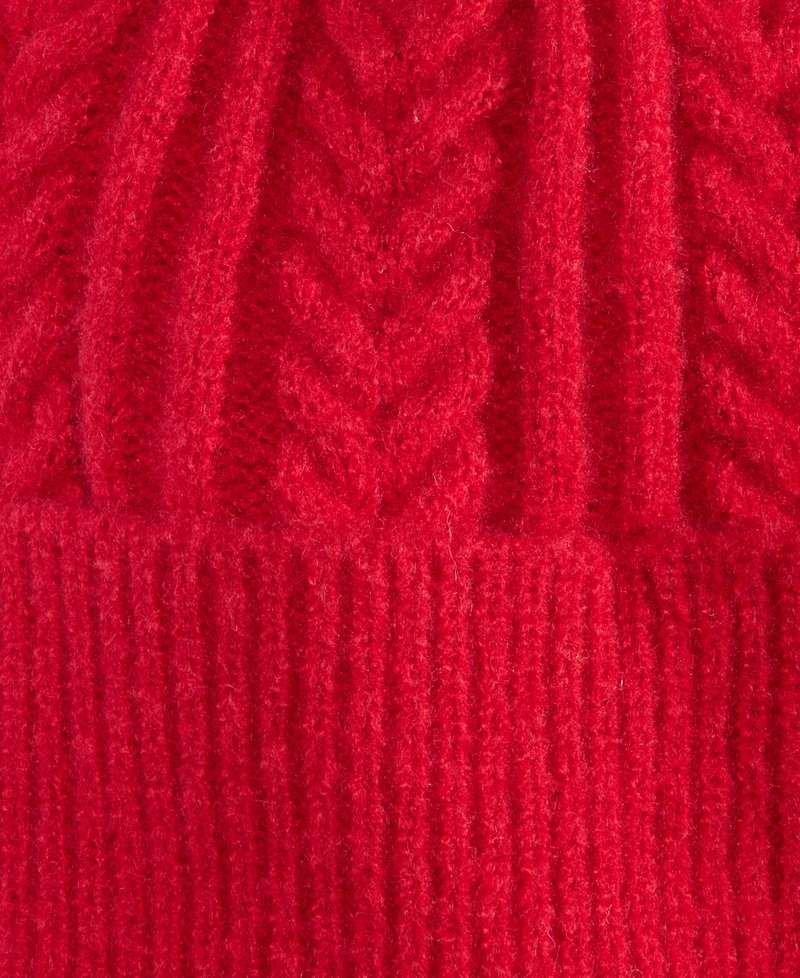 Style & Co Solid Cable Knit Beanie, Macy's Exclusive