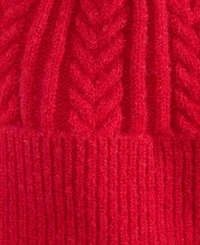 Style & Co Solid Cable Knit Beanie, Macy's Exclusive