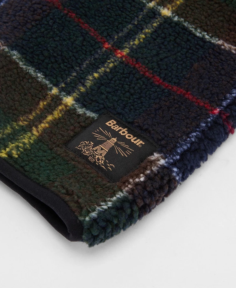 Barbour Men's Field Fleece Classic Tartan Snood Scarf