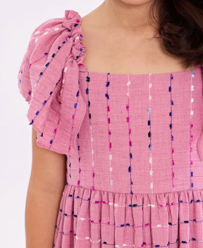 Bonnie Jean Big Girls Slub Midi Dress