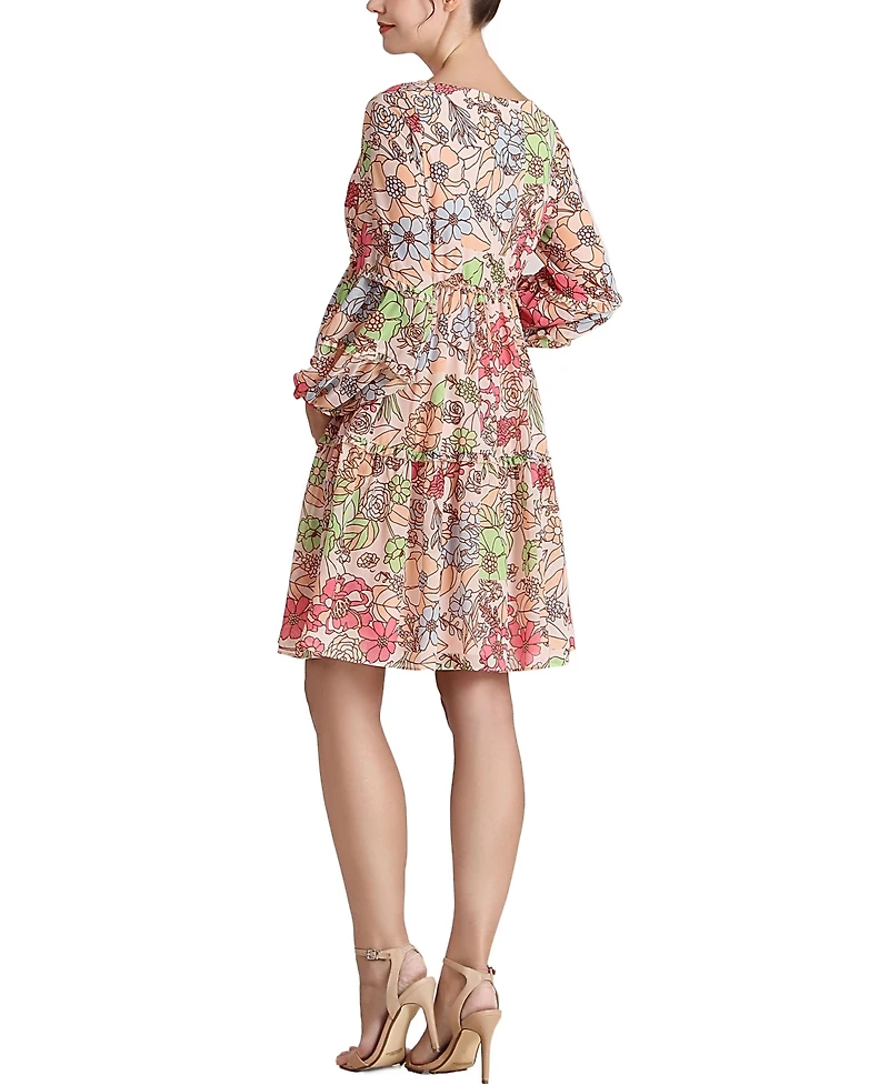 kimi + kai Women's Piper Chiffon Maternity Dress