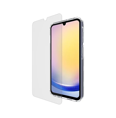Case-Mate Protection Pack Tough Case and Glass Screen Protector for Samsung Galaxy A25 5G-Clear