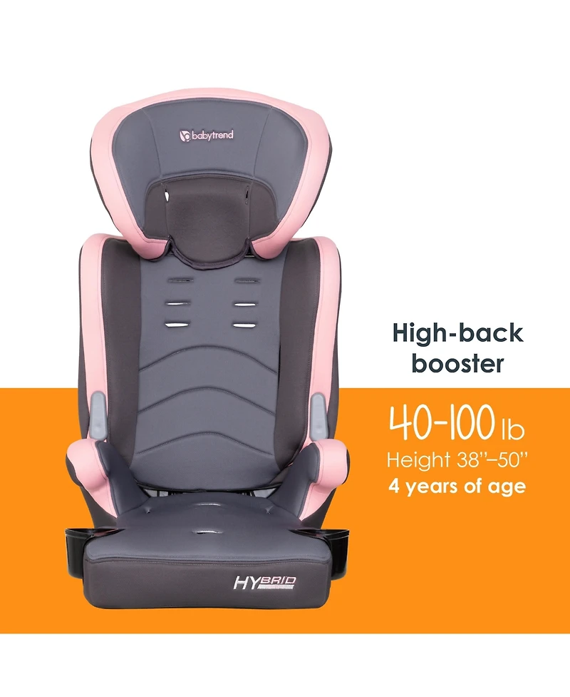 Baby Trend Baby Hybrid 3-in-1 Combination Booster Seat - Desert Pink - Desert Pink