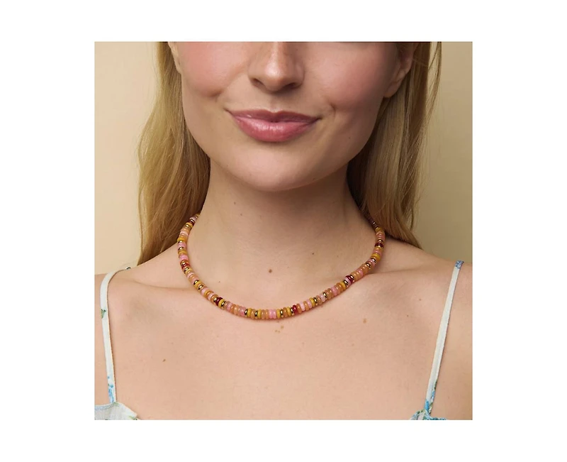 Little Sky Stone Gina Multi Color Mixed Gemstone Necklace