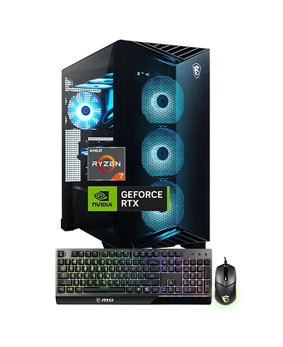 Msi Aegis Z2 Gaming Tower Desktop Amd Ryzen 7 9700X 32GB Ram Nvidia GeForce Rtx 5070 2TB Ssd Storage Windows 11 Home - Black