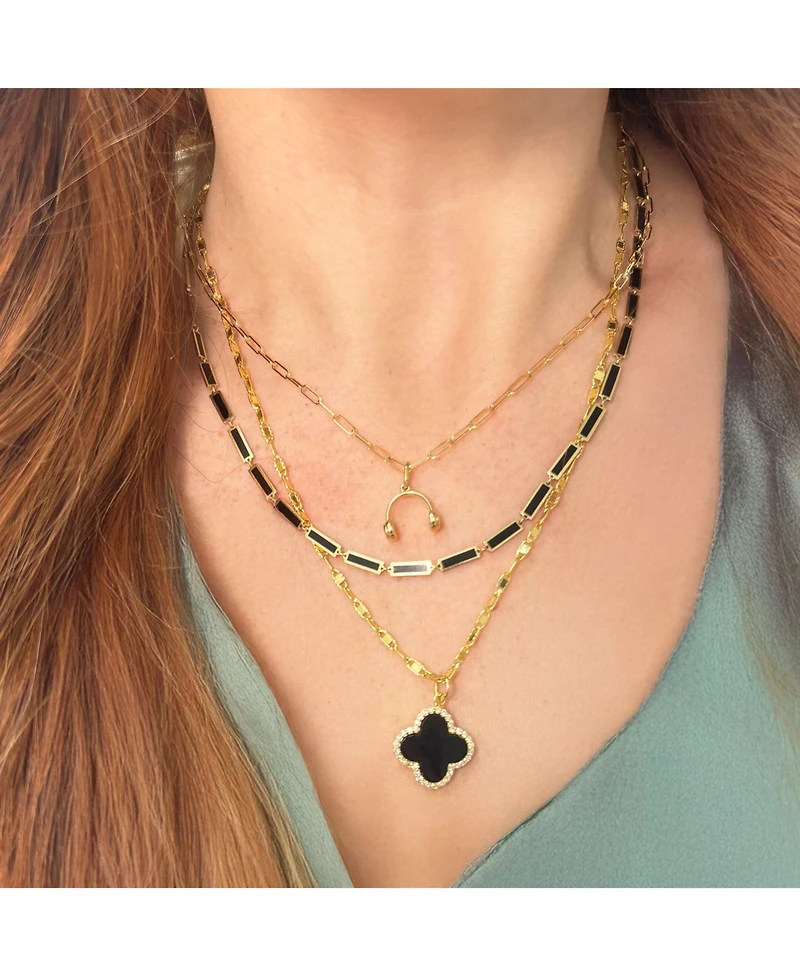 The Lovery Gold Mirror Chain Necklace 14K Gold