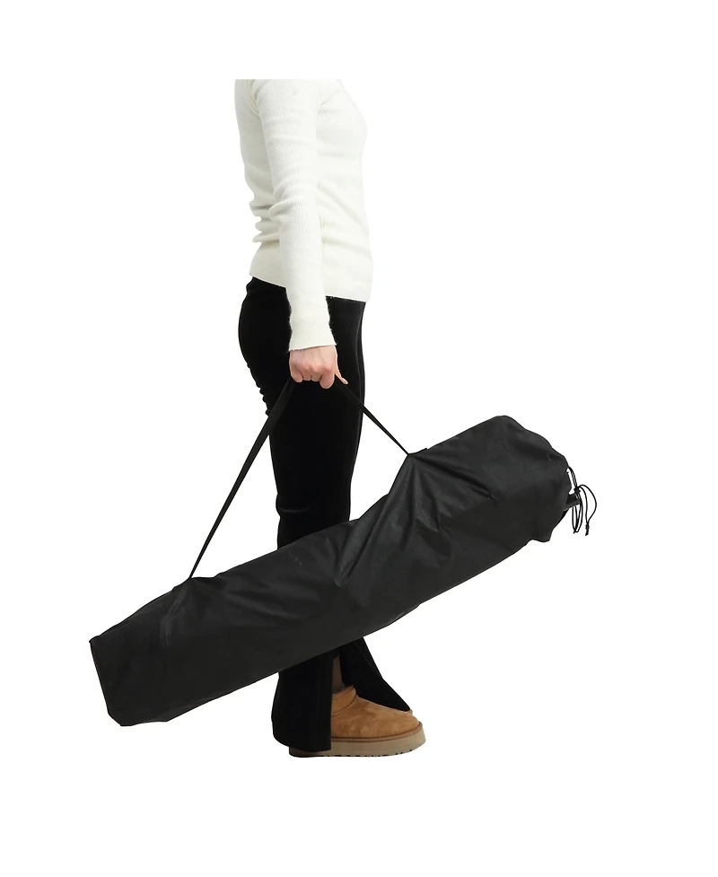 Hammock Camping Chair, Folding Portable Rocking Chair, Aluminum Alloy Adjustable Back Swinging Chair with Pillow Cup Holder, Recliner with Carry Bag f