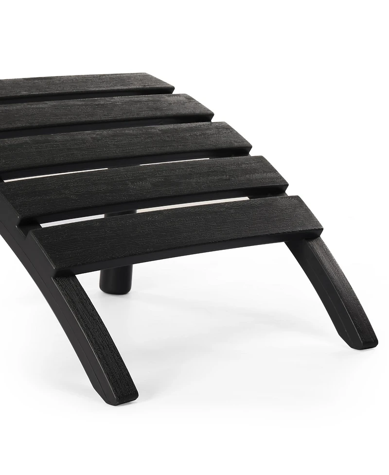 Outdoor Patio Hdpe Adirondack Ottoman Footrest