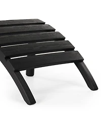 Outdoor Patio Hdpe Adirondack Ottoman Footrest