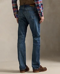 Polo Ralph Lauren Men's Varick Slim Straight Distressed Jeans