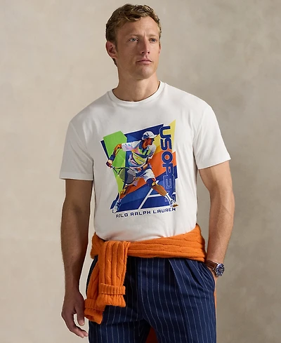 Polo Ralph Lauren Men's Short Sleeve Us Open Tennis Classic Fit Jersey T-Shirt
