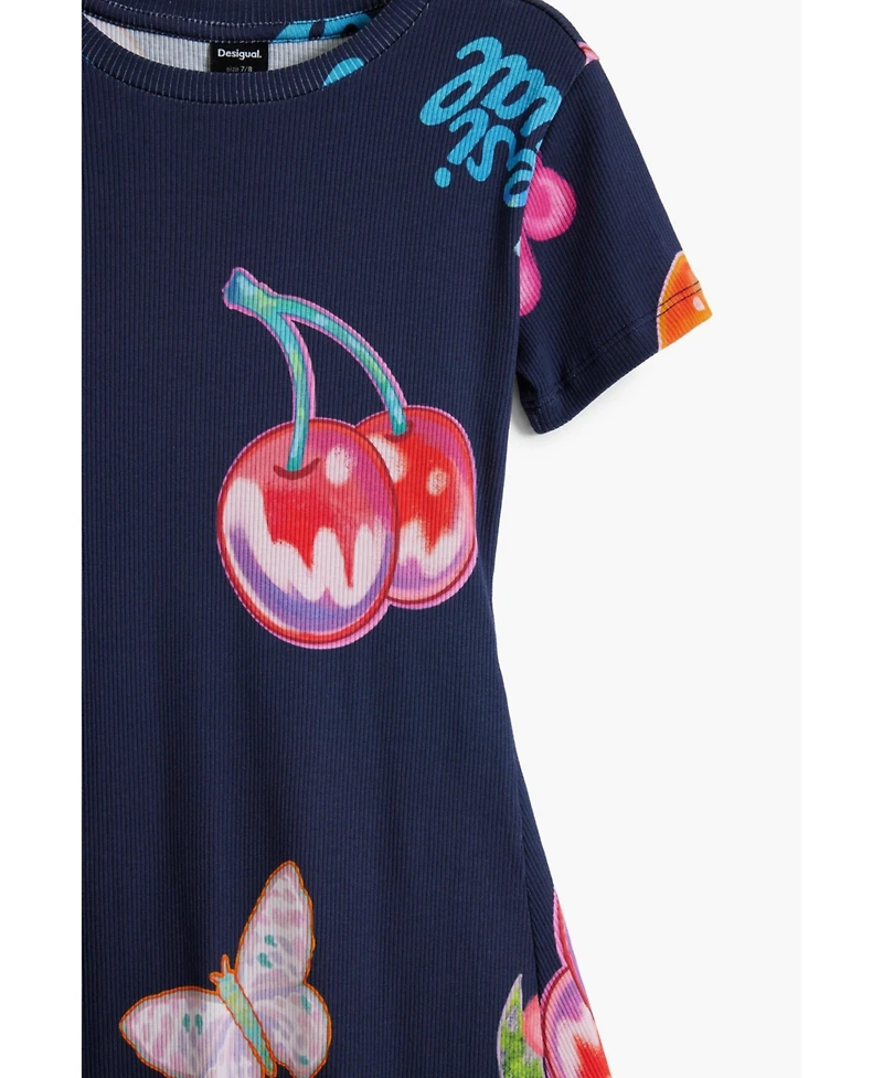 Desigual Girls Girls's Fruit Skater Dress