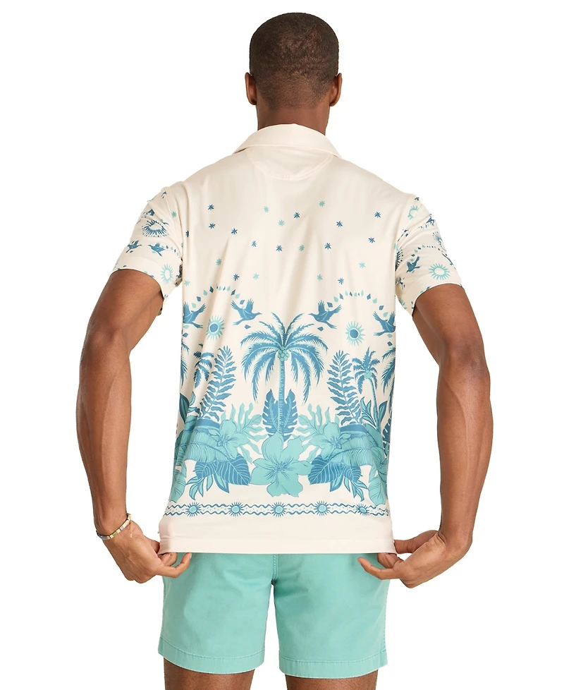 Chubbies Men's The Scenic Route Performance Polo Shirt