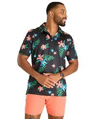 Chubbies Men's The Electric Flowers Performance Polo Shirt