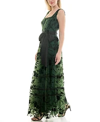 Taylor Women's Scoop Neck A-Line Dress