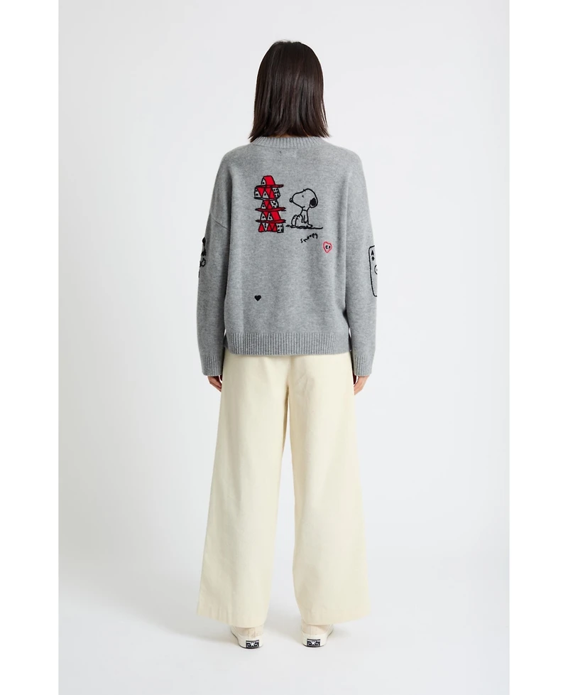 Chinti & Parker Women's Wool Cashmere Charlie's Poker Pals Sweater