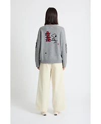 Chinti & Parker Women's Wool Cashmere Charlie's Poker Pals Sweater